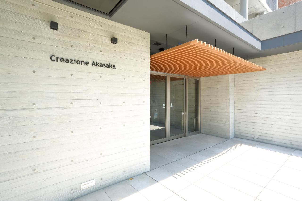 Ferienwohnung Creazione Akasaka -高速wifi- Präfektur Tokio Exterior foto
